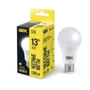 Лампа светодиодная A60 13Вт грушевидная 230В 6500К E27 IEK LLE-A60-13-230-65-E27