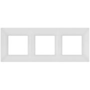 Рамка 3-м Elegance 14-5003-01М для розеток и выключателей матов. бел. Эра Б0065816